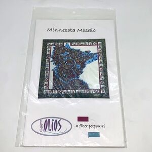 Olios Minnesota Mosaic Catherine J. Guy Quilt Pattern Approx. Size 68” x 69”